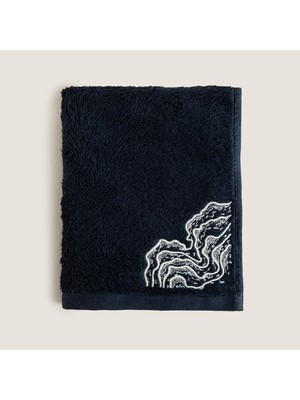 Chakra Welle Bambu Yüz Havlusu 50X90 cm Marın Mavı