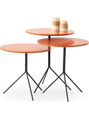 Dekorbizden Orange Zigon Sehpa