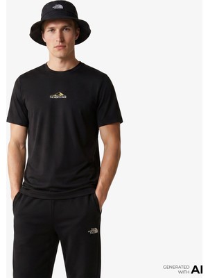 The North Face Odles Tech Erkek Siyah T-Shirt.-