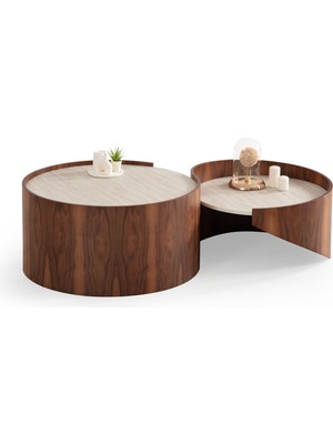 Dekorbizden Atlantis Walnut Orta Sehpa