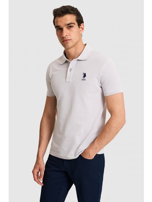U.s. Polo Assn. Erkek Açık Gri Tişört Basic 50326920-VR001