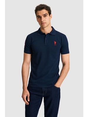U.s. Polo Assn. Erkek Lacivert Tişört Basic 50326920-VR033