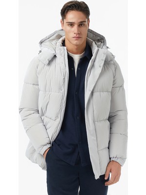 Nautica Erkek Gri Regular Fit Mont