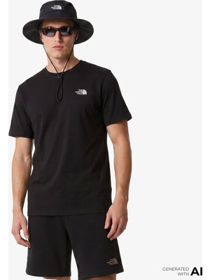The North Face Blanca Regular Short Sleeve Erkek Siyah T-Shirt.-
