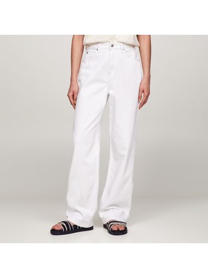 Tommy Hilfiger Kadın Beyaz Pantolon