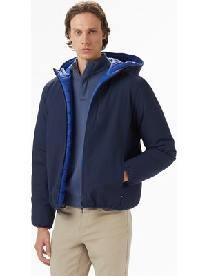 Nautica Erkek Lacivert Regular Fit Çift Taraflı Mont
