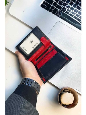 Luxetti Hakiki Deri Klasik Siyah Cüzdan (11.5cm x 9cm)