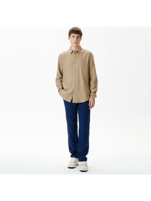Lacoste Erkek Slim Fit Chino Lacivert Pantolon