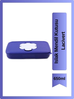 UltraMint Lacivert 650ML Islak Mendil Kutusu, Pratik ve Şık Saklama Çözümü