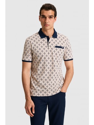 U.S. Polo Assn. Erkek Regular Fit Polo Yaka Taş Tişört 50326994-VR049