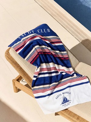 LC Waikiki Karışık Desenli Erkek Plaj Havlusu 70X150 cm  (S6)