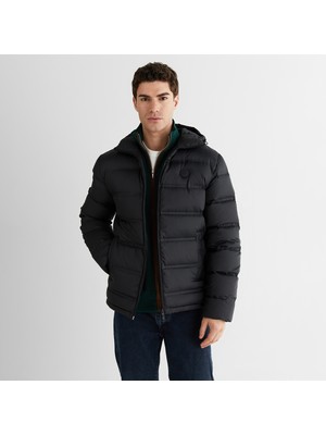 Gant Erkek Siyah Regular Fit Fermuarlı Mont