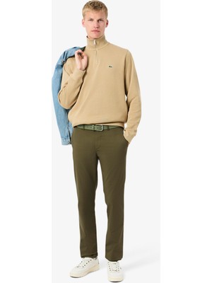 Lacoste Erkek Slim Fit Haki Chino Pantolon