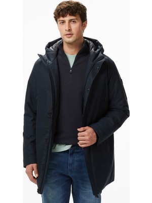 Boss Hexatech Erkek Lacivert Parka
