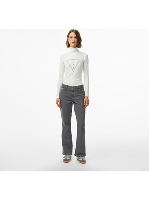 Guess G09 Regular Fit Kadın Gri Jean