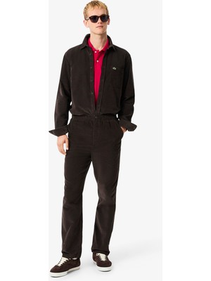 Lacoste Erkek Regular Fit Kahverengi Pantolon
