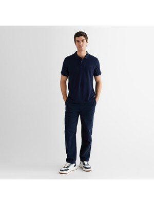 Gant Erkek Lacivert Standart Fit Pantolon