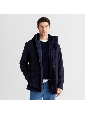 Gant Erkek Lacivert Regular Fit  Mont