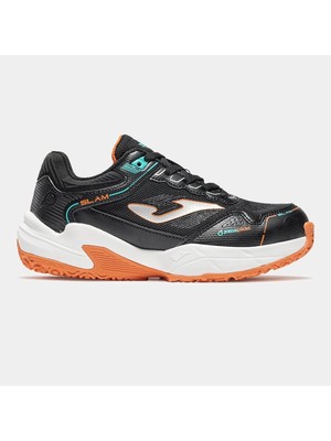 Joma JSLAMS2601OM Slam Jr Tenis ve Padel Ayakkabısı Çocuk - Siyah/turuncu