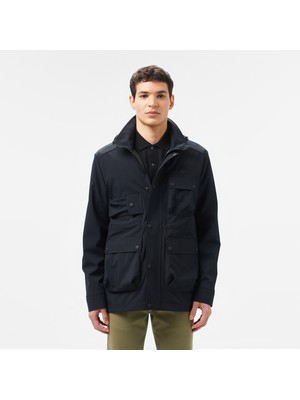Lacoste Erkek Kapüşonlu Siyah Mont