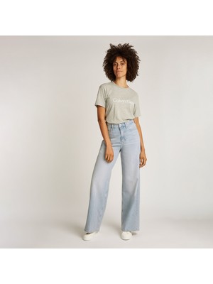 Calvin Klein Kadın Mavi Pantolon