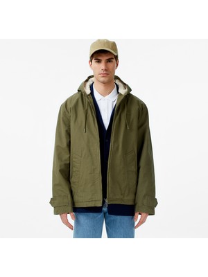 Lacoste Erkek Kapüşonlu Haki Mont
