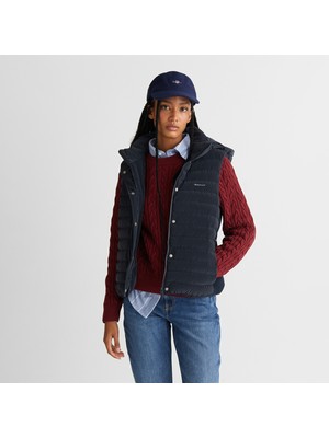 Gant Kadın Lacivert Regular Fit  Yelek