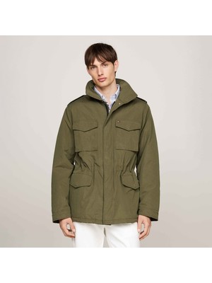Tommy Hilfiger Erkek Haki Mont