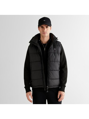 Gant Erkek Siyah Regular Fit Fermuarlı Yelek