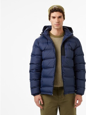 Lacoste Erkek Regular Fit Lacivert Mont