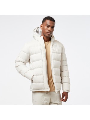 Lacoste Erkek Regular Fit Kapüşonlu Beyaz Şişme Mont