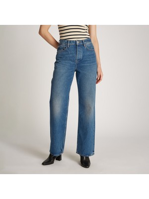 Tommy Hilfiger Kadın Mavi Pantolon