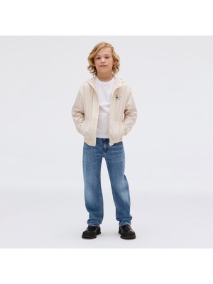 Calvin Klein Monologo Essential Çocuk Krem Rengi Ceket