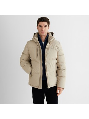 Gant Erkek Bej Regular Fit Fermuarlı Mont