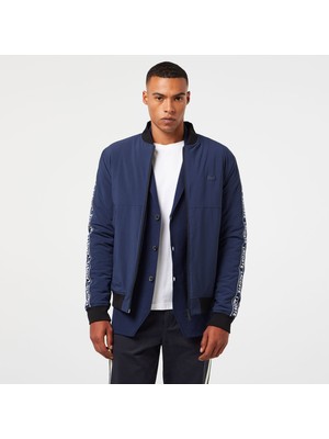Lacoste Erkek Relaxed Fit Hakim Yaka Lacivert Mont