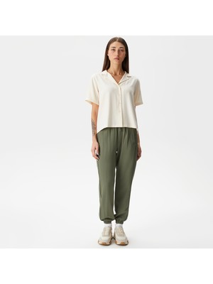 Lacoste Kadın Jogger Haki Pantolon