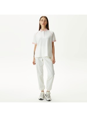 Lacoste Kadın Jogger Beyaz Pantolon
