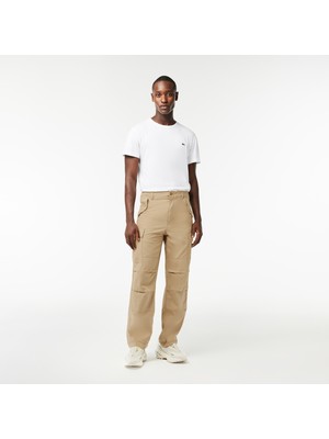 Lacoste Erkek Straight Fit Bej Pantolon