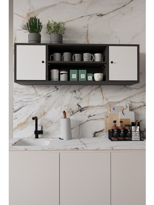The Violett Remaks Merano 120 cm Mutfak Düzenleyici Erzak Dolabı