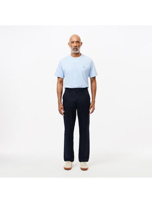 Lacoste Erkek Straight Fit Chino Lacivert Pantolon