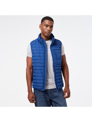 Lacoste Erkek Dik Yaka Lacivert Yelek
