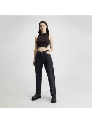 Calvin Klein Kadın Mavi Pantolon