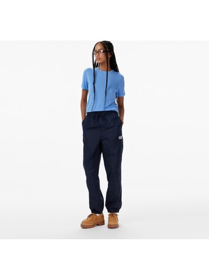 Calvin Klein Pull On Logo Jogger Kadın Mavi Pantolon