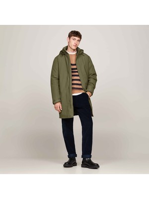 Tommy Hilfiger Erkek Haki Mont
