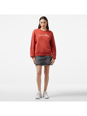 Tommy Hilfiger Jeans Mom Uh Skirt B Kadın Siyah Etek