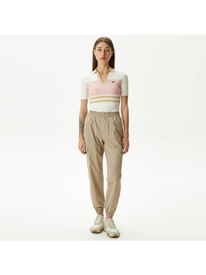 Lacoste Kadın Jogger Kahverengi Pantolon