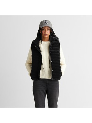 Gant Kadın Siyah Regular Fit Yelek