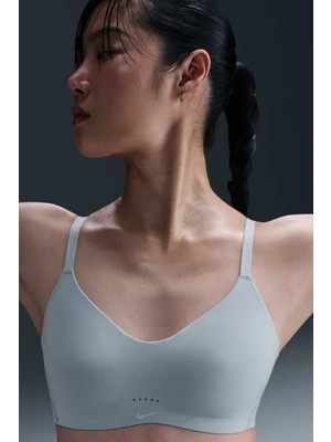 Nike Alate Minimalist Women's Light-Support Padded Convertible Sports Bra Kadın Lazer Kesim Bra Mavi