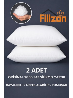 Filizon 2 Adet Boncuk Silikon Yastık Dayanıklı Nefes Alabilir Yumuşak