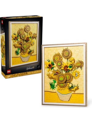 Lego® Art Vincent Van Gogh – Ayçiçekleri 31215 - Yetişkinler Için Dekoratif Model Yapım Seti (2615P)